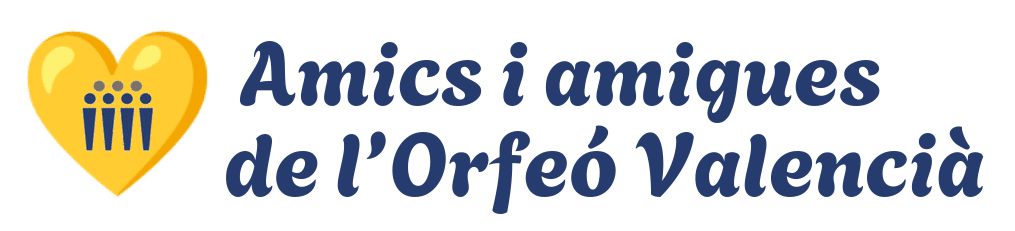 Logo Amics i amigues d l'Orfeó Valencià